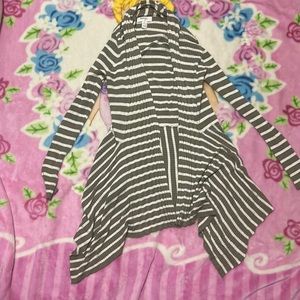 Never worn, Cardigan, Green and White